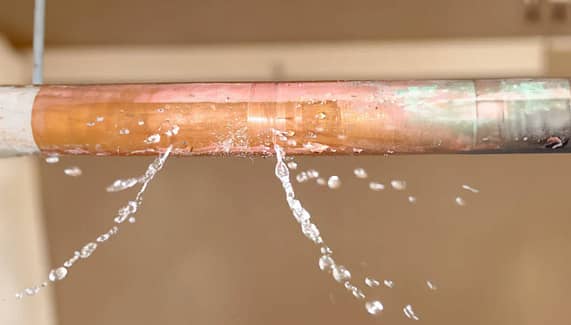 pinhole leaks 